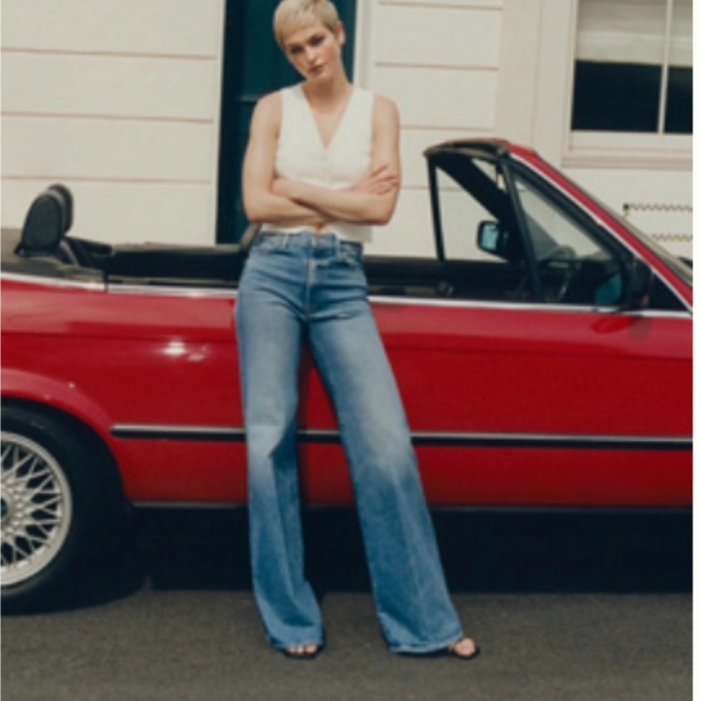 Mother Hustler Heel Jeans Sz 34